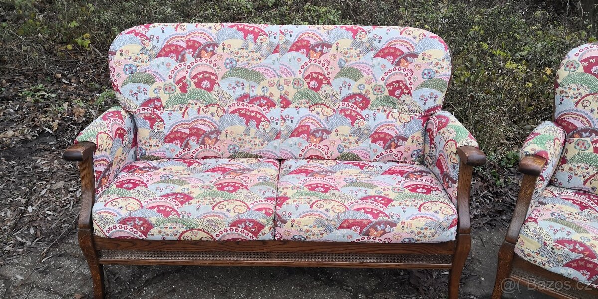 Starožitná sedací souprava 2+1 - 2