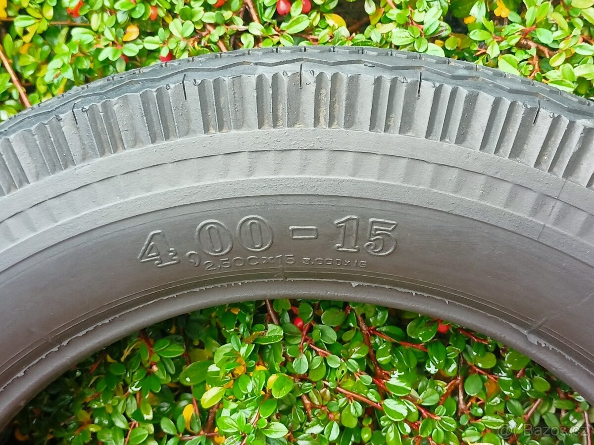Historické pneu 4,00 – 15 - 2