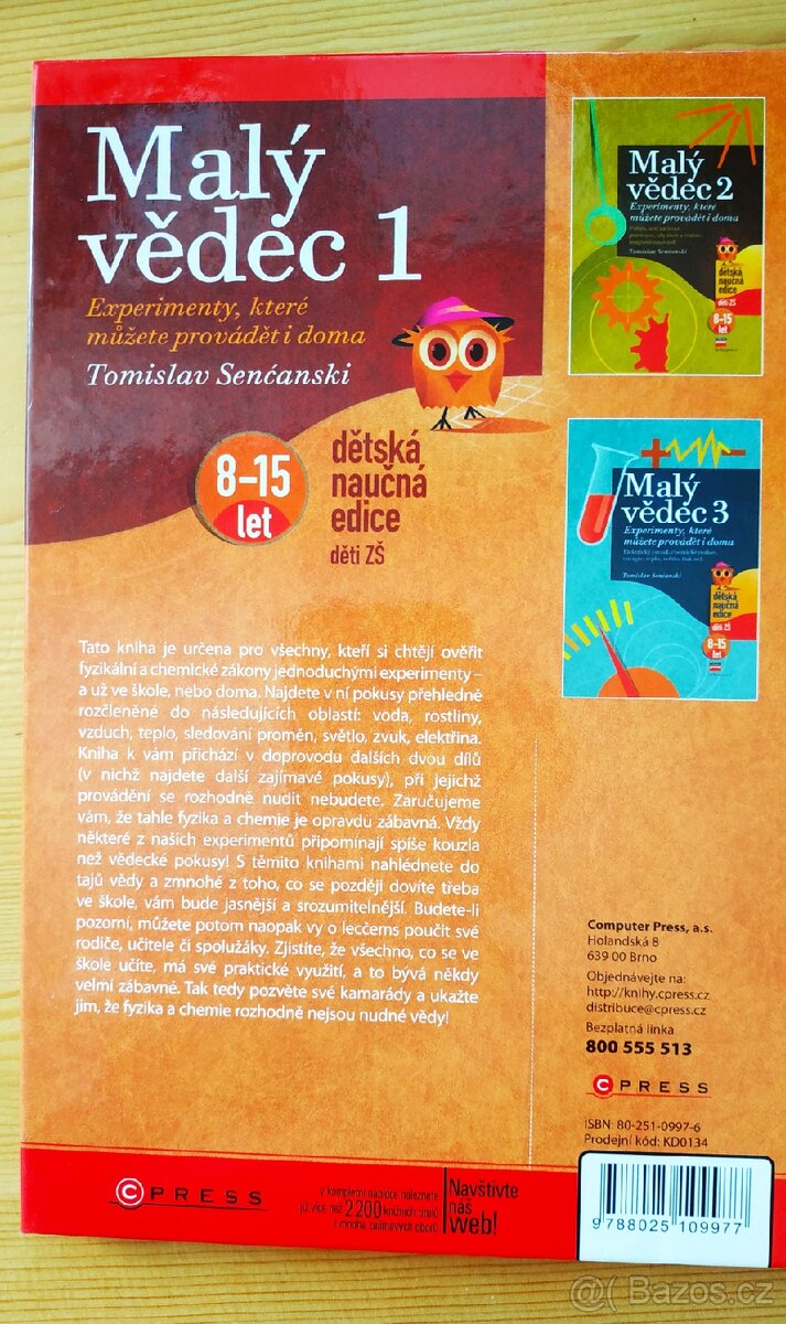 Kniha Malý vědec 1 - 2