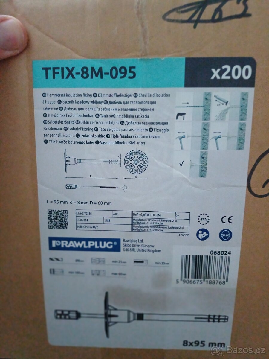 Hmoždinky fasádní - 2