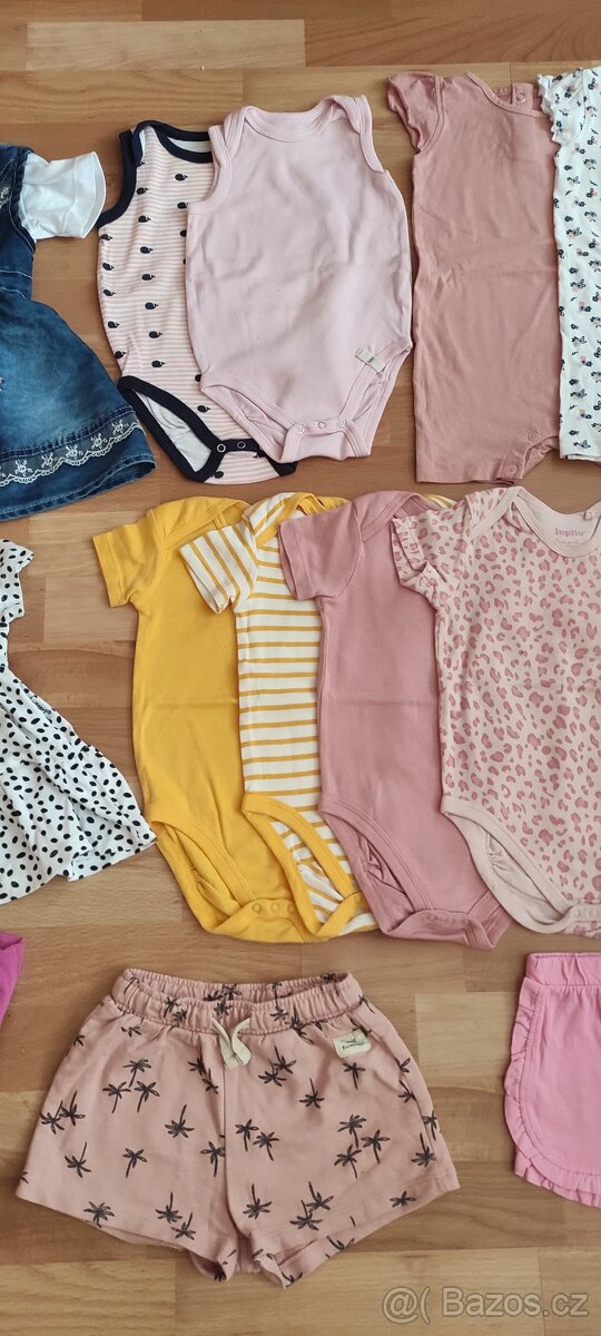 Letní dívčí oblečení vel. 74/80 - 2