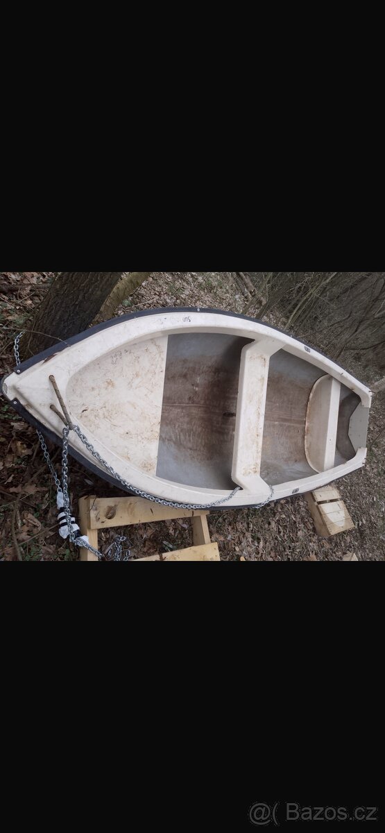 Loď - pramice + příslušenství - 2