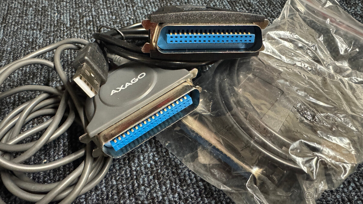 Převodník redukce LPT na USB, 1,8m - 2