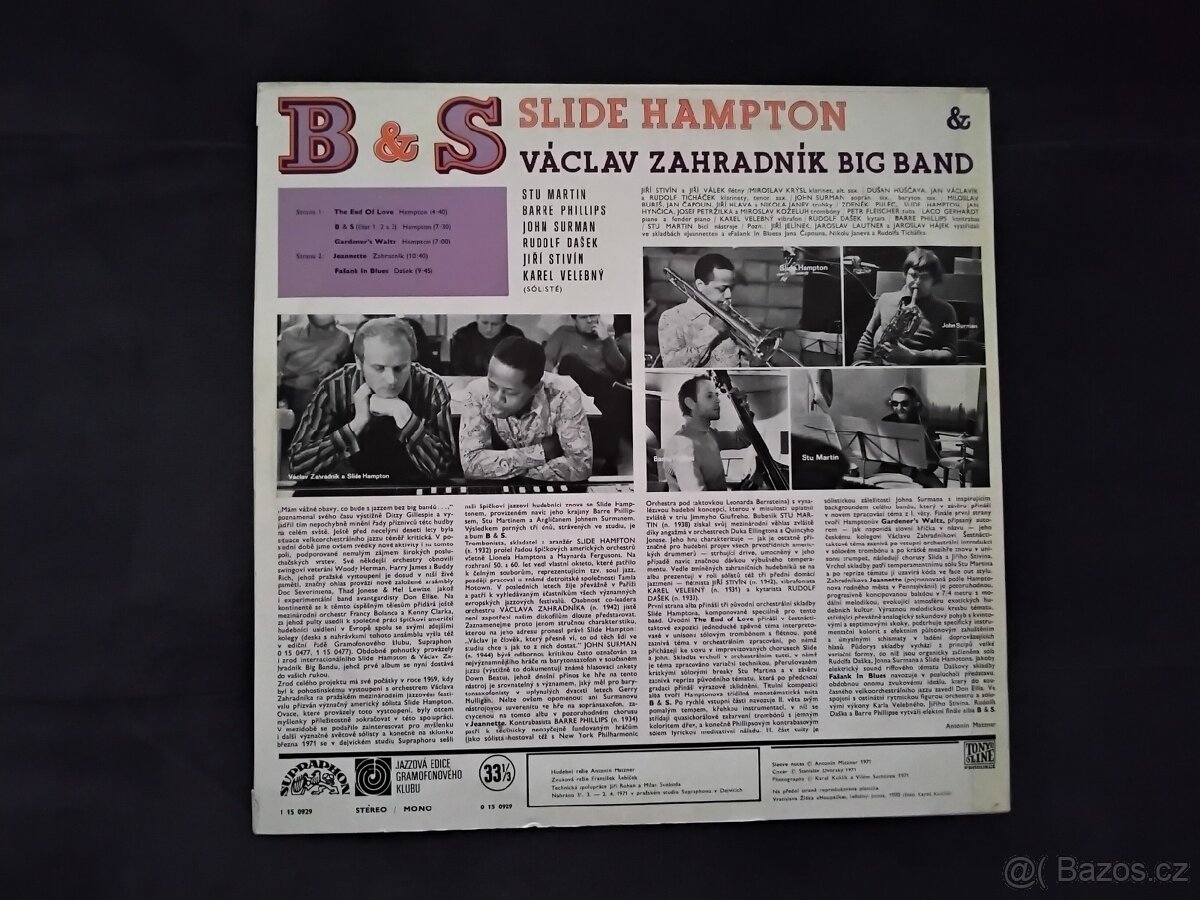 LP deska B & S - 2