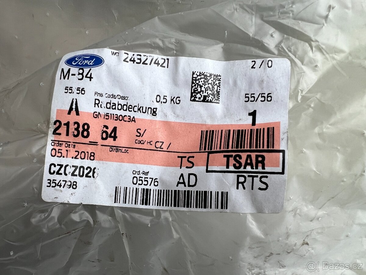 Poklice Ford Ecosport 16" 2ks NOVÁ - 2