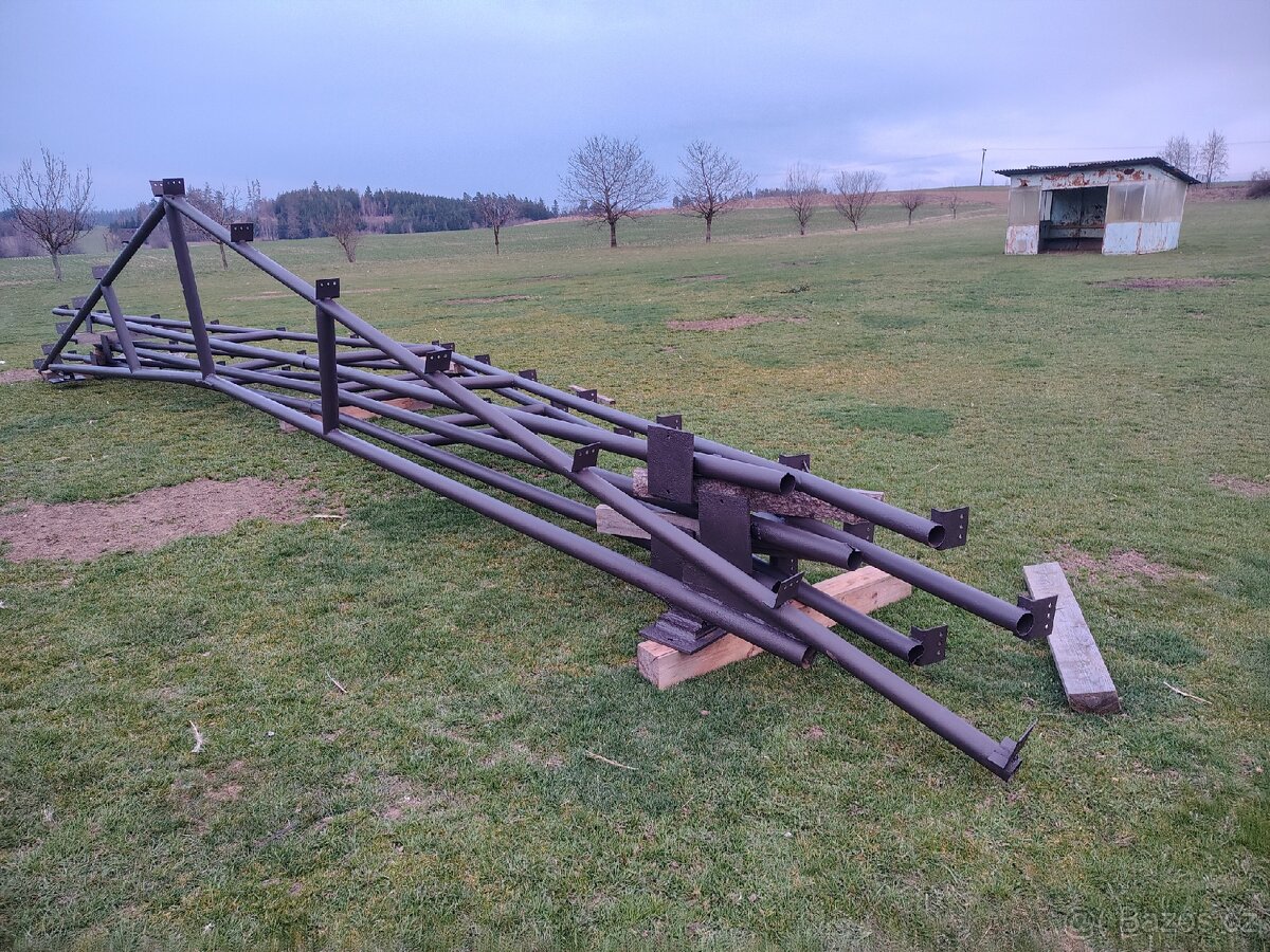 Ocelová konstrukce haly, nosníky, - 2