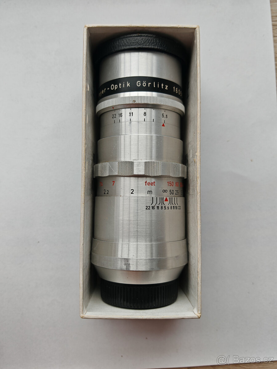 Prodám objektiv Mayer Telemegor 180/5.5 M42 - 2