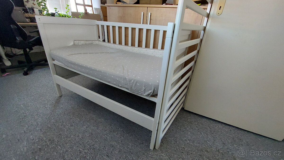 IKEA SUNDVIK dětská postýlka 60×120 cm – bílá - 2