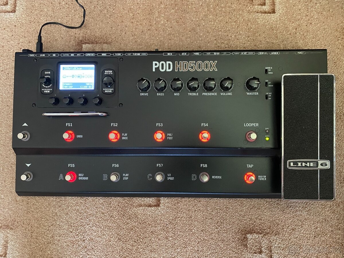 Kytarový multiefekt LINE6 POD HD500X - 2