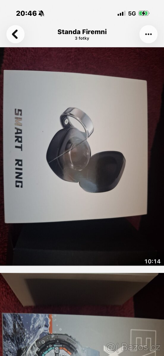 Chytré hodinky+smart ring - 2