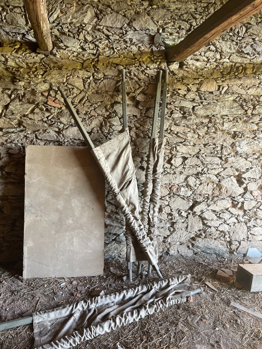 Vojenská nosítka dřevěná 3 ks - 2