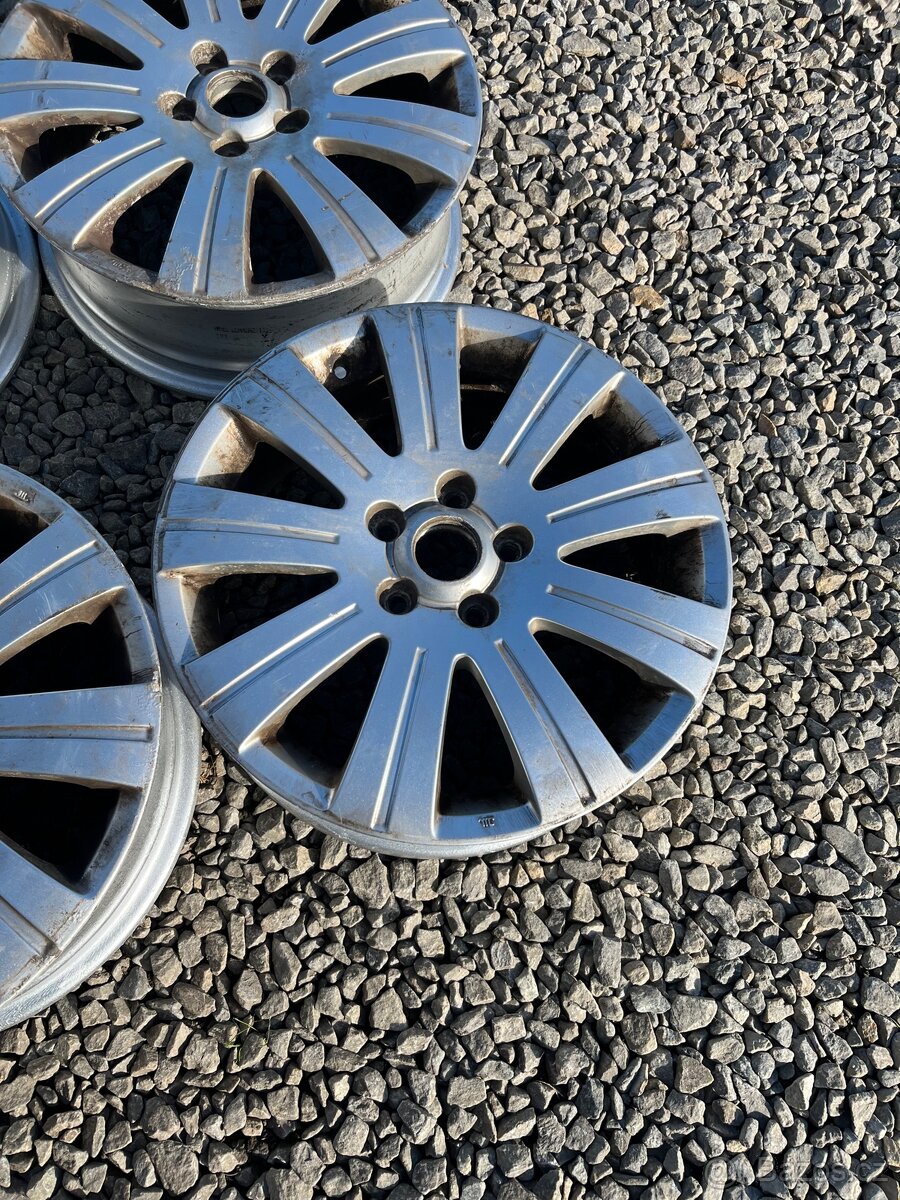 Disky 5x112 r17 original škoda audi seat pneu zimni - 2