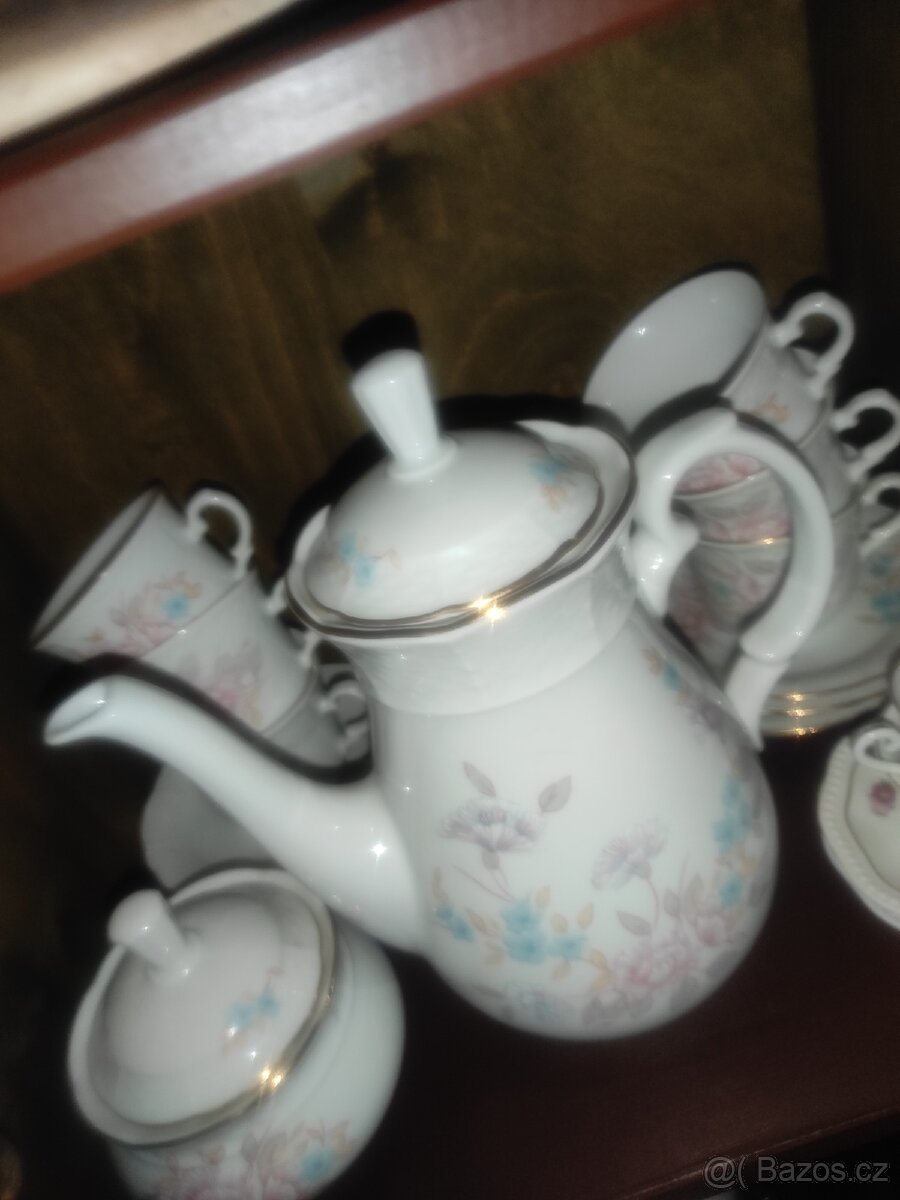 Kávový,čajový servis-Porcelán - 2