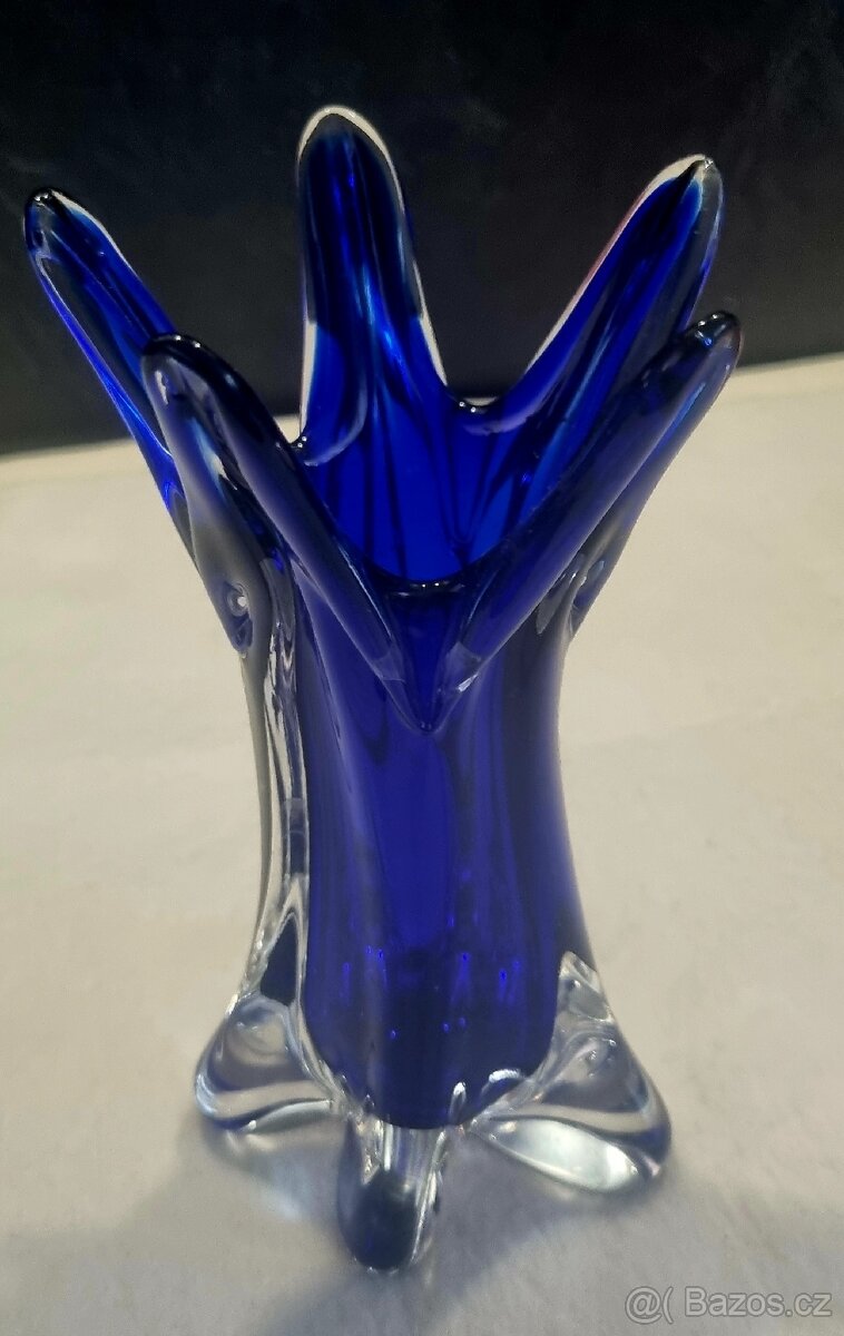 Váza hutní sklo - 2