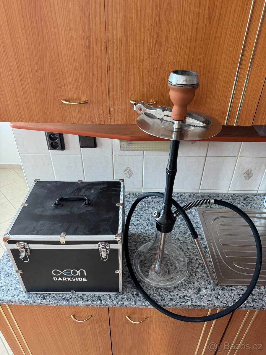 Vodní dýmka AEON × Darkside – limitovaná edice 412/500 + kuf - 2