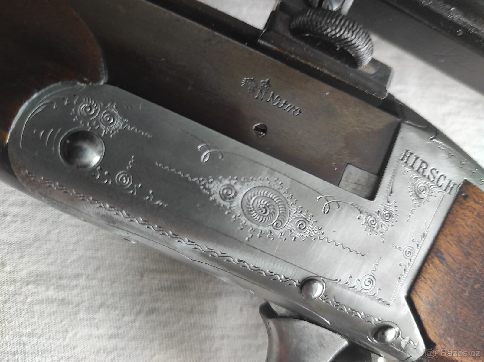 Raritní zlamovací kulovnice Julius Hessmer 8,15x46R - 2