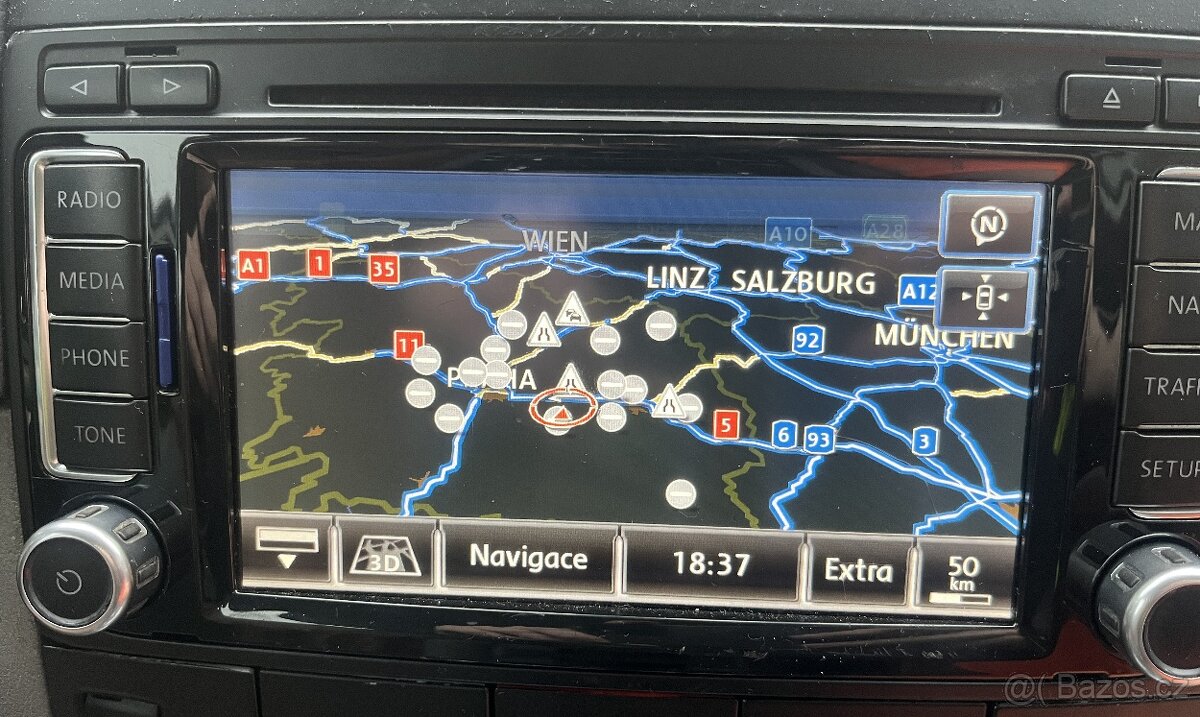 Rádio VW RNS510 7L6035680A - 2