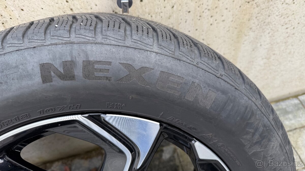 Prodávám originál hliníkový kola Honda + zimní pneu - 2