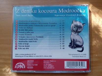 Z deníku kocoura modroočka CD - 2