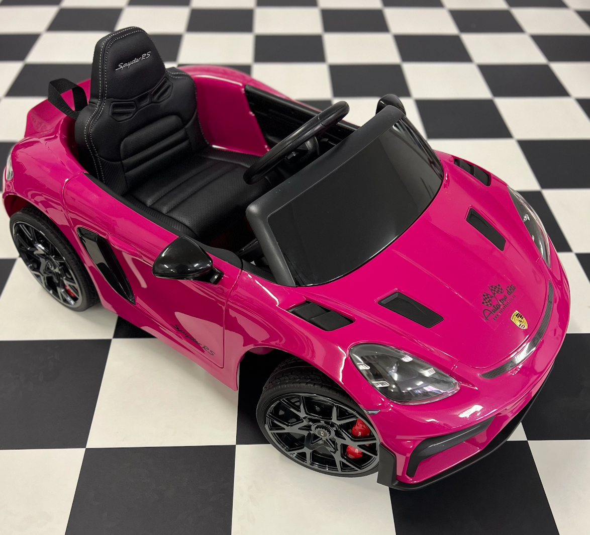 Dětské elektrické Porsche Spyder RS 718 - 90W, dojezd 90minu - 2