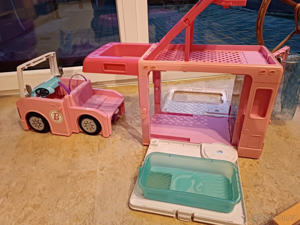 Barbie karavan včetně originál krabice - 2