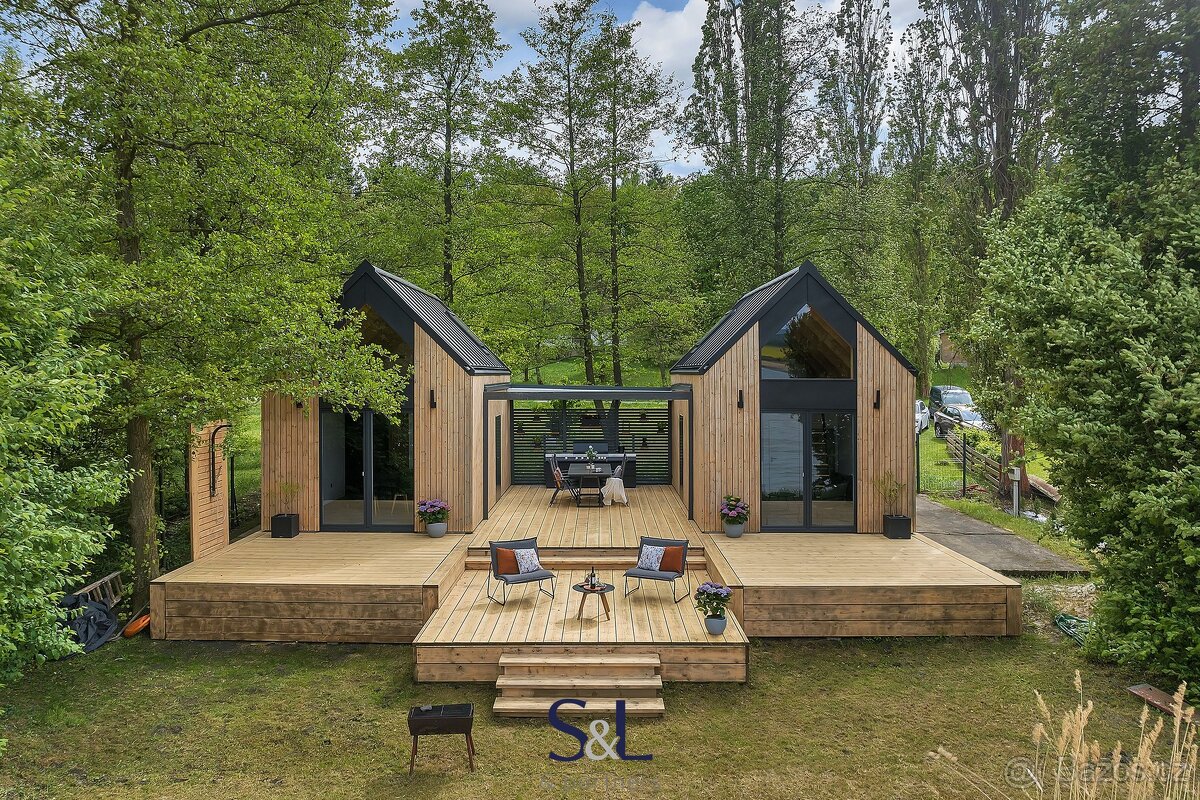 Prodej dvou moderních chat přímo u jezera Chmelař – Úštěk - 2