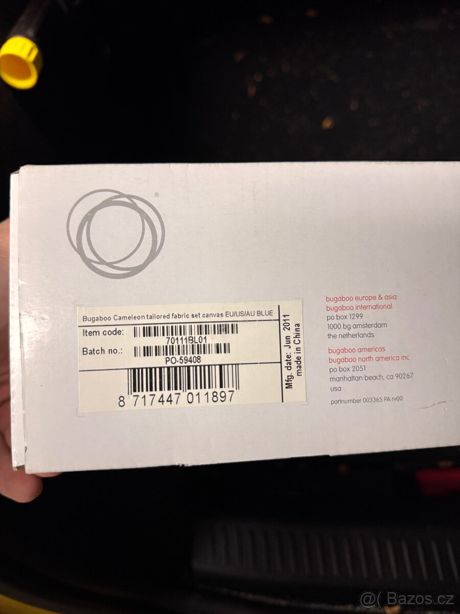 Kočárek Bugaboo Cameleon tailored fabric set Blue modrá - 2