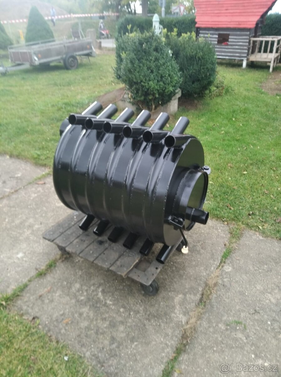 Teplovzdušná kamna na dřevo (nová) - 2