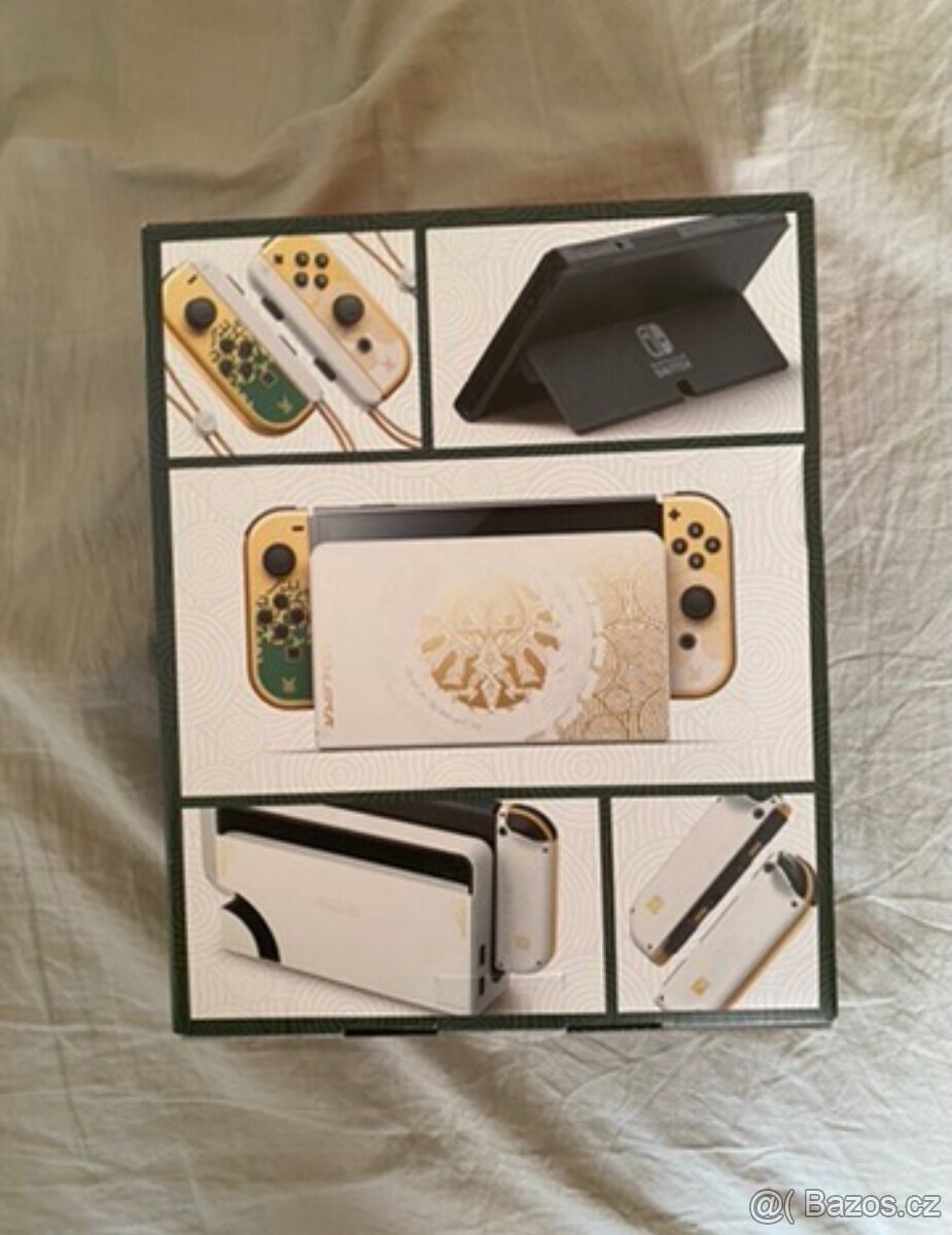 Nintendo Swich Oled Zelda edic + obal - 2