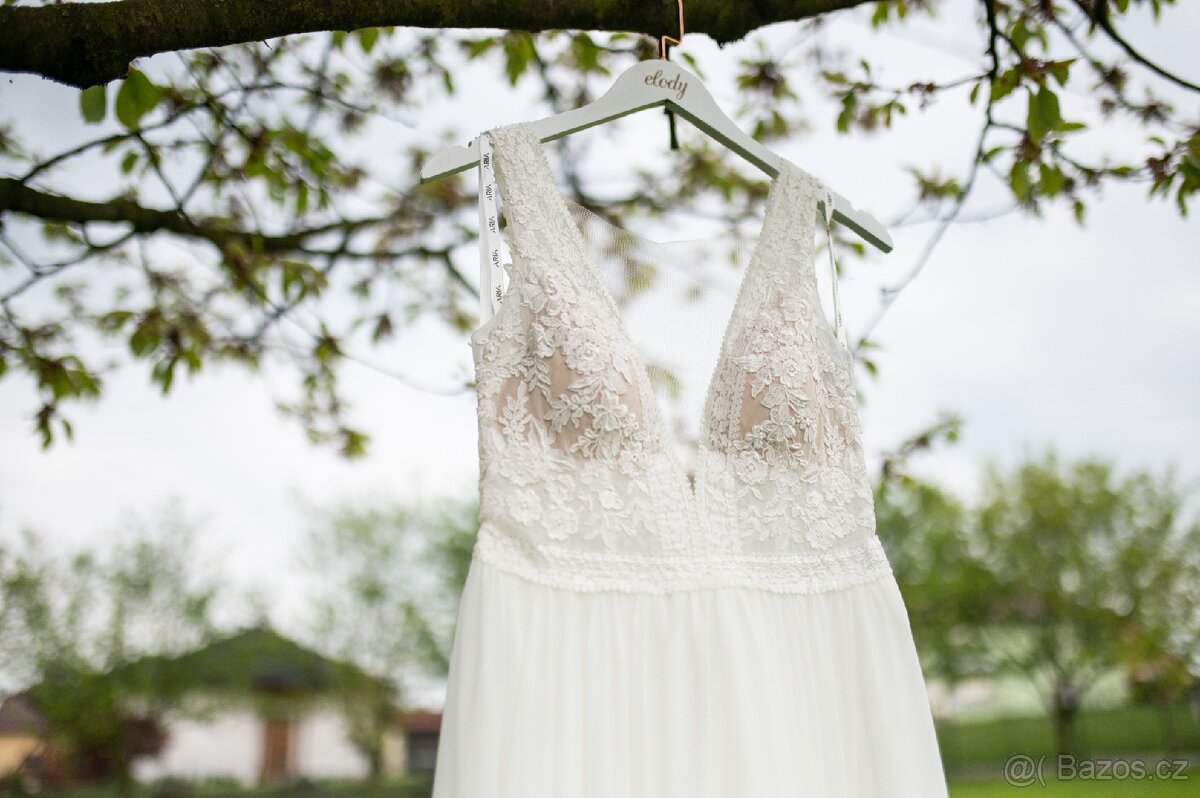 BOHO Svatební šaty značka Elody - 2
