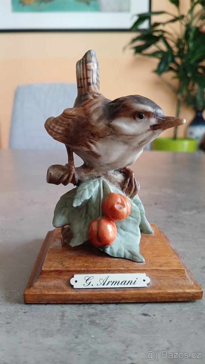 Porcelánový vrabec-G.Armani - 2