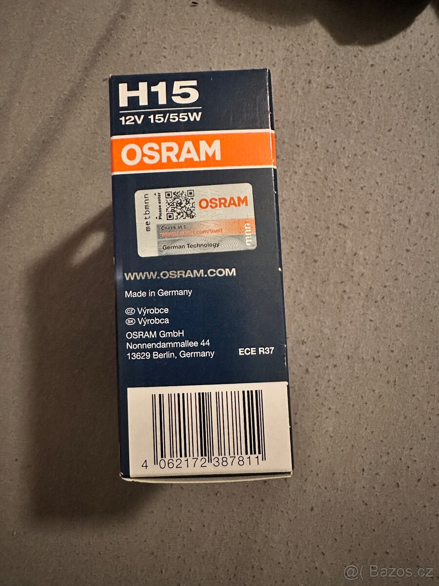 Žárovky Osram H15 cool blue intense - 2