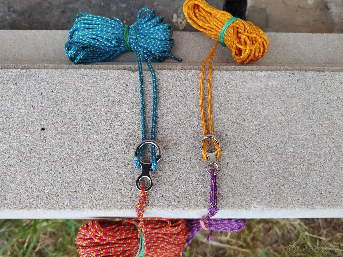 Horolezecká osma - lezecký náramek, přívěšek, náušnice - 2