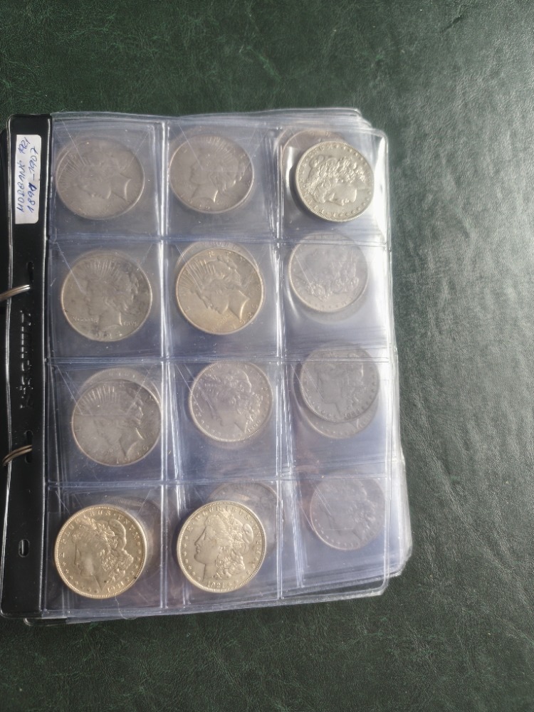 Morgan a Peace dollary original 1880-1925 AG.900 stříbro - 2