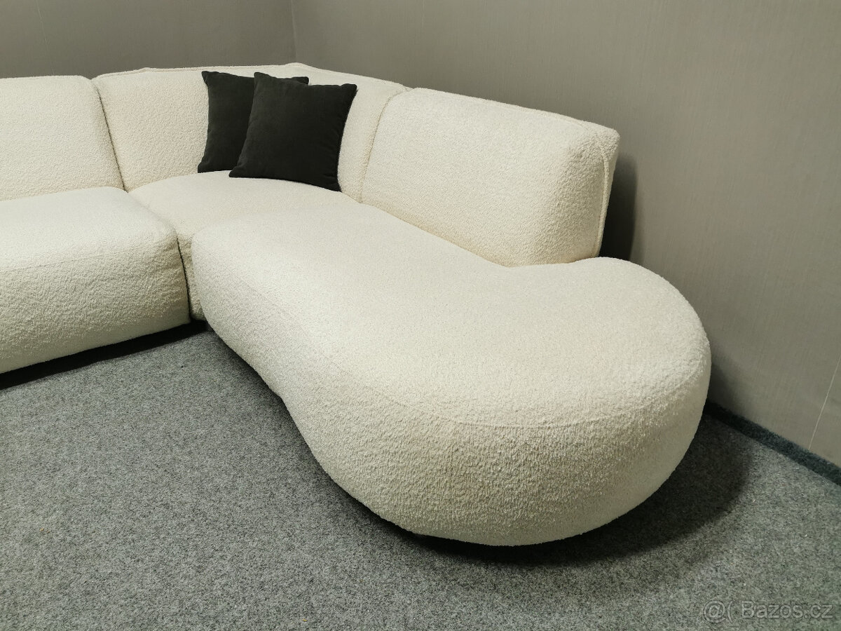 Nová krémová rohová sedačka LOURES SOHO - 2