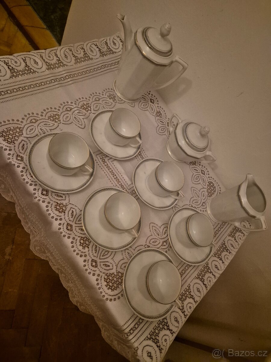 Porcelánová sada po babičce HC Chodau - 2