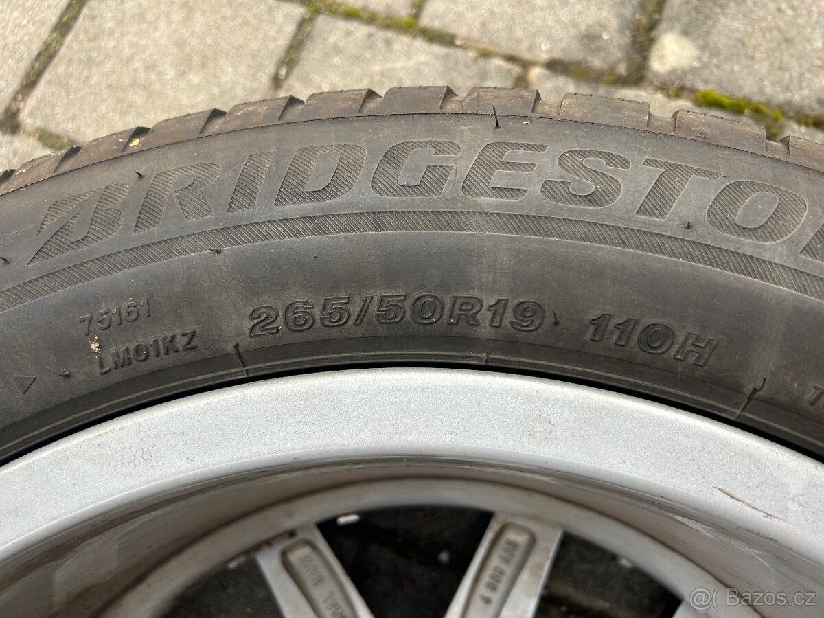 BMW X5 X6 alu disky 5x112 R19+zimní pneu 265/50/19 - 2