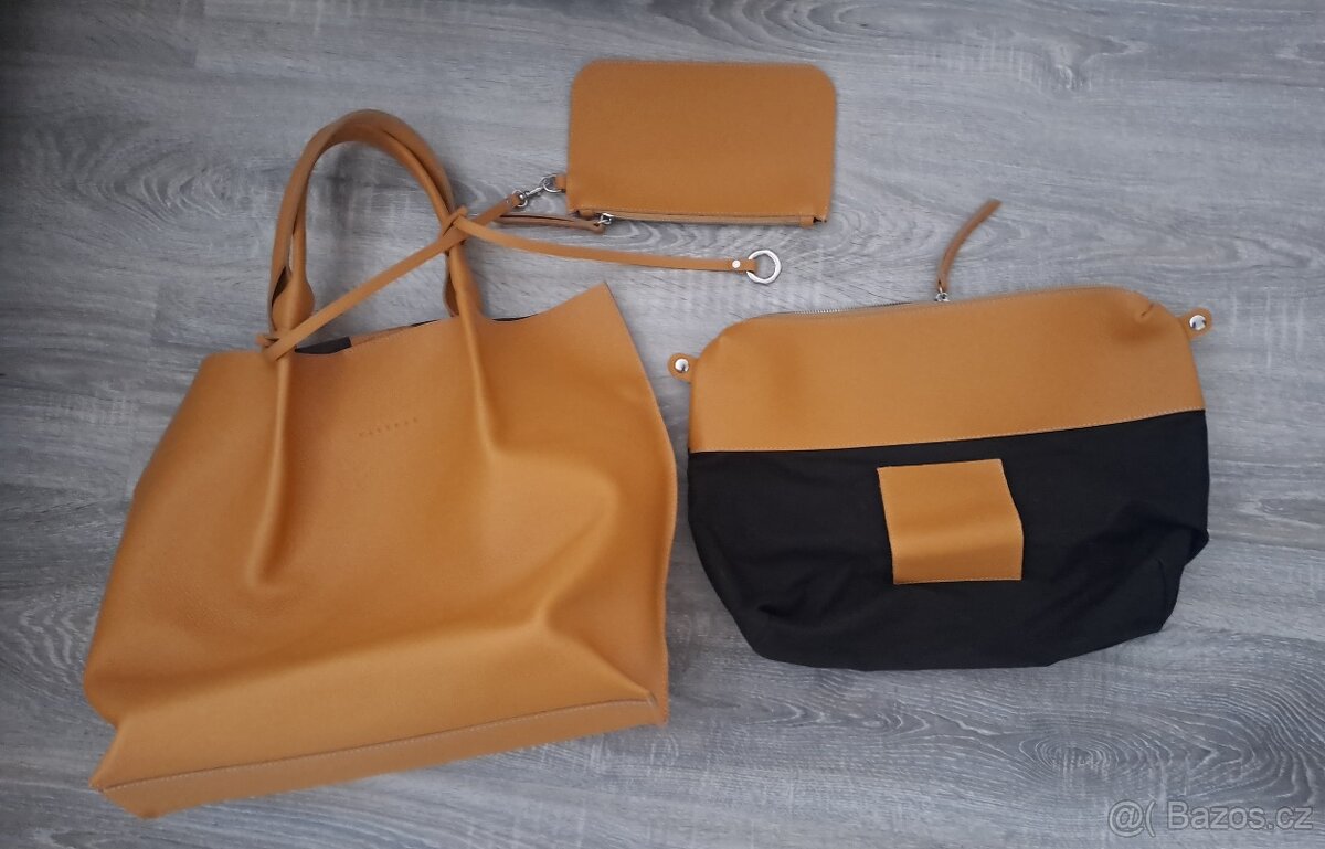 Kožená kabelka,taška Facebag - 2