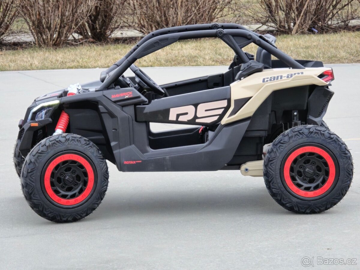 Dětská elektrická buggy s nafukovacími koly, dojezd 4-5 hod - 2