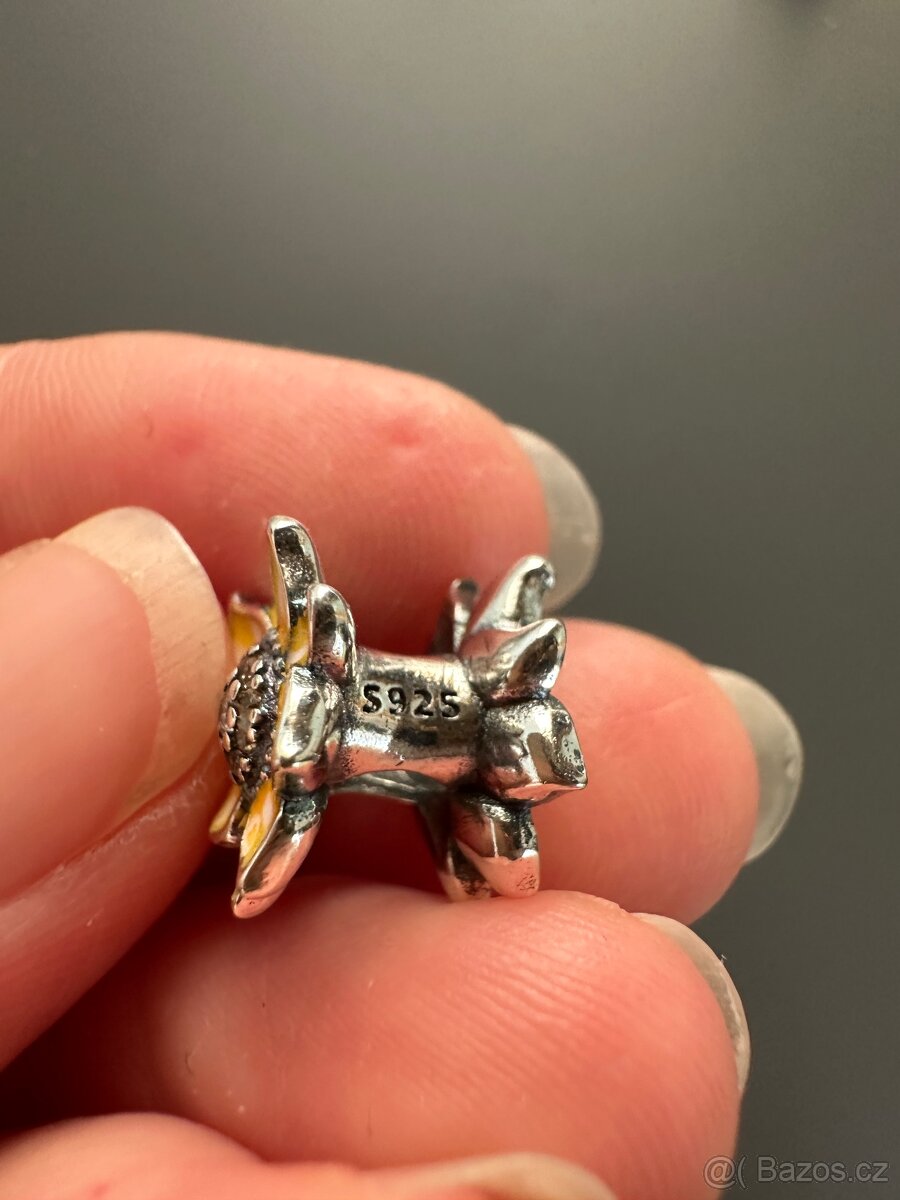 Slunečnice přívěsek na Pandora náramek - 2