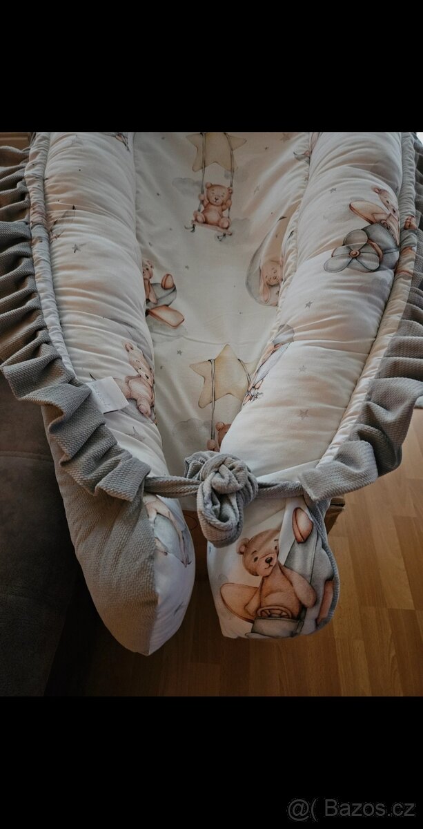 Hnízdo pro miminko - bylo šito na zakázku - 2