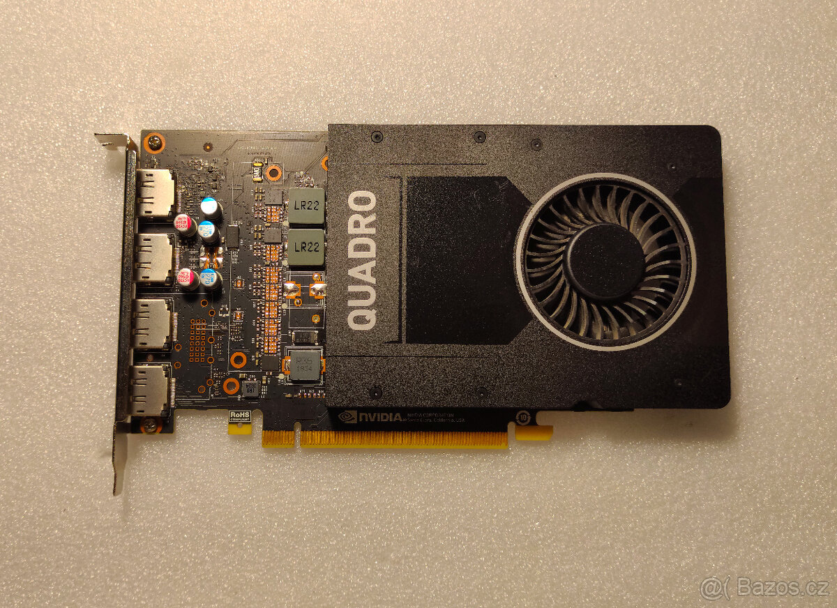 NVIDIA Graphics Quadro P2000 - 5GB GDDR5 , PCI-E - pár kusů - 2
