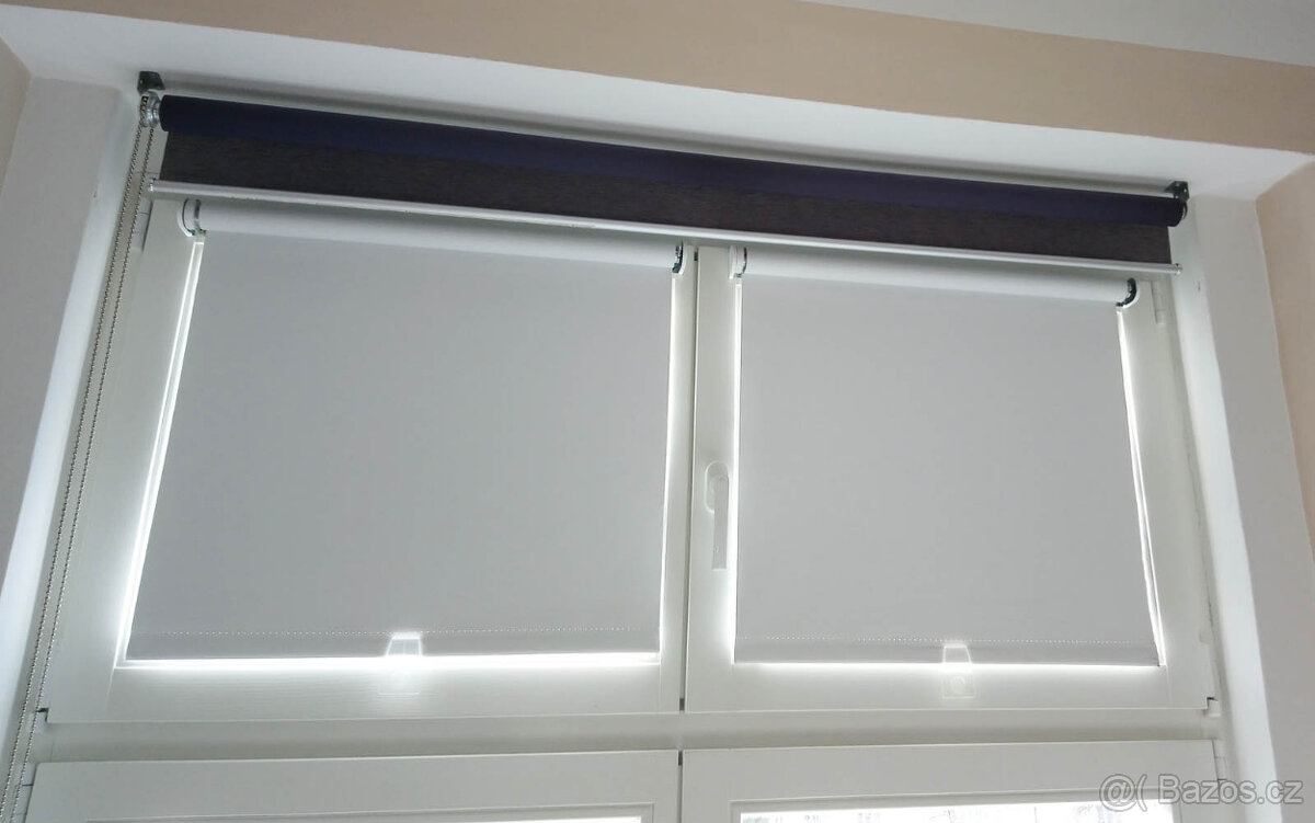 IKEA Roleta SKOGSKLÖVER 140 cm šedá - 2