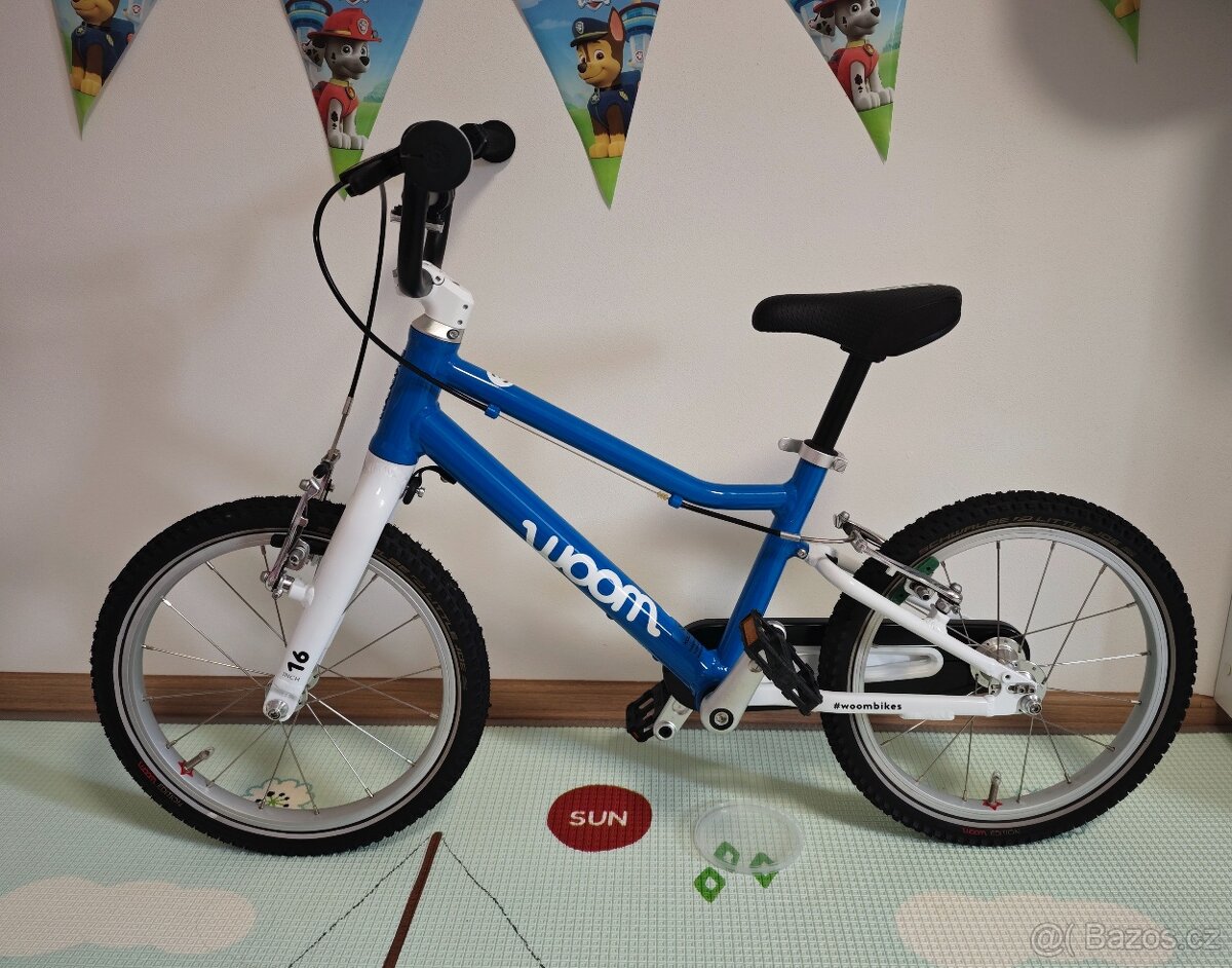 Dětské kolo Woom 3 (16") - modré - 2