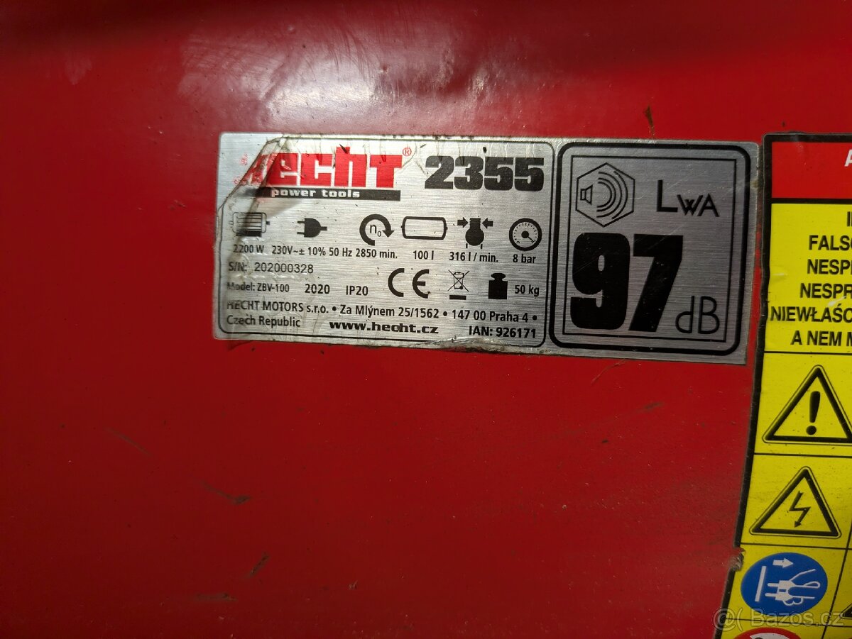Prodám Kompresor Hecht 2355 - 2