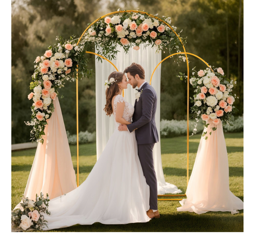 Oblouk Stěna Pozadí zlatá - 2