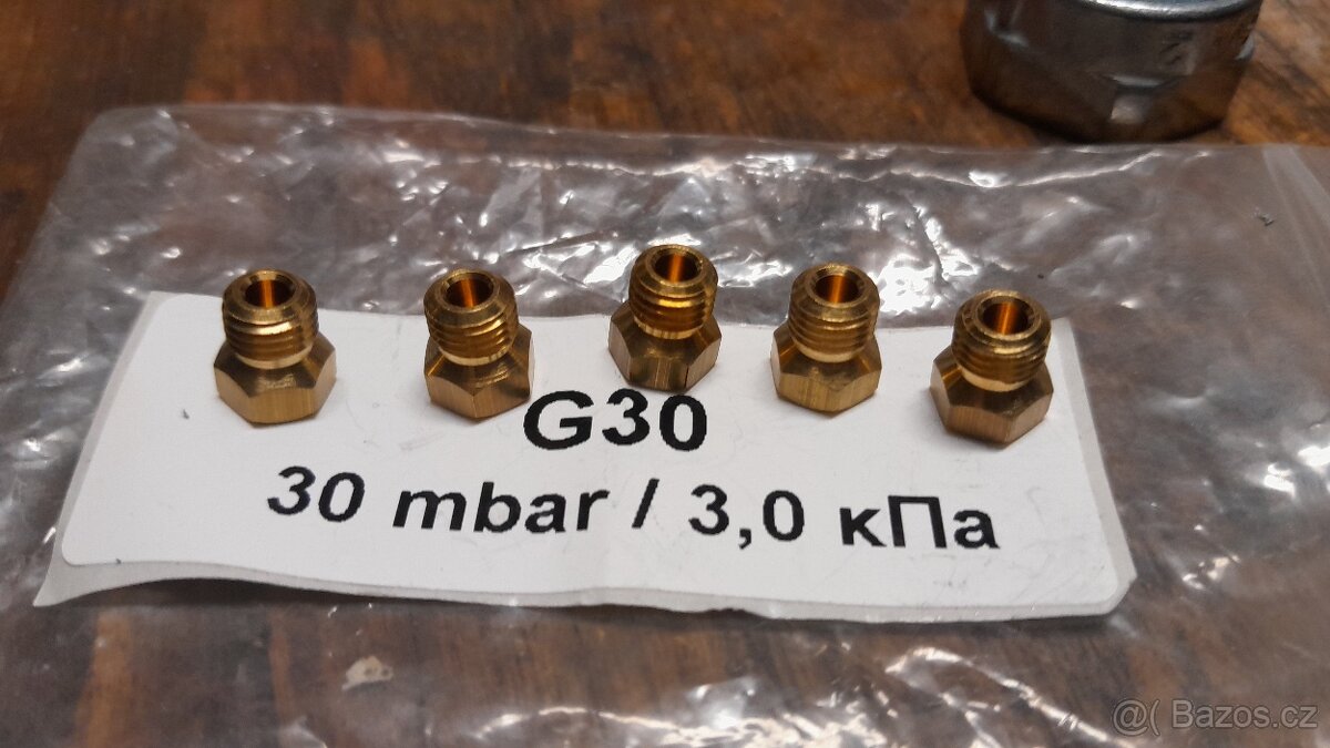 Tryska G30 na plyn, 5ks - 2