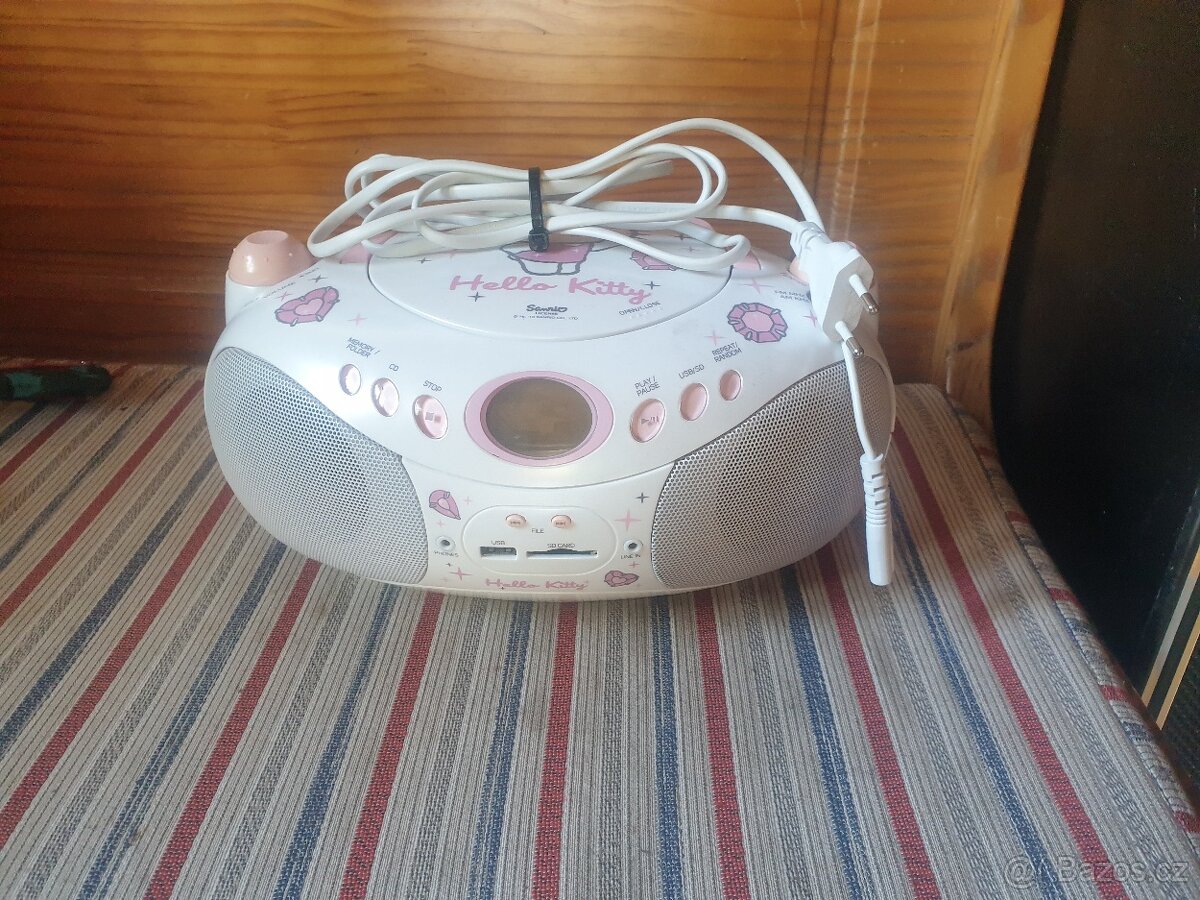 Hallo Kitty sencor cd, mp3, USB sd ... - 2