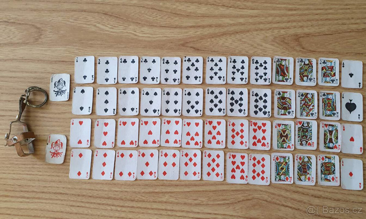 Staré mini karty - žoliky - 2