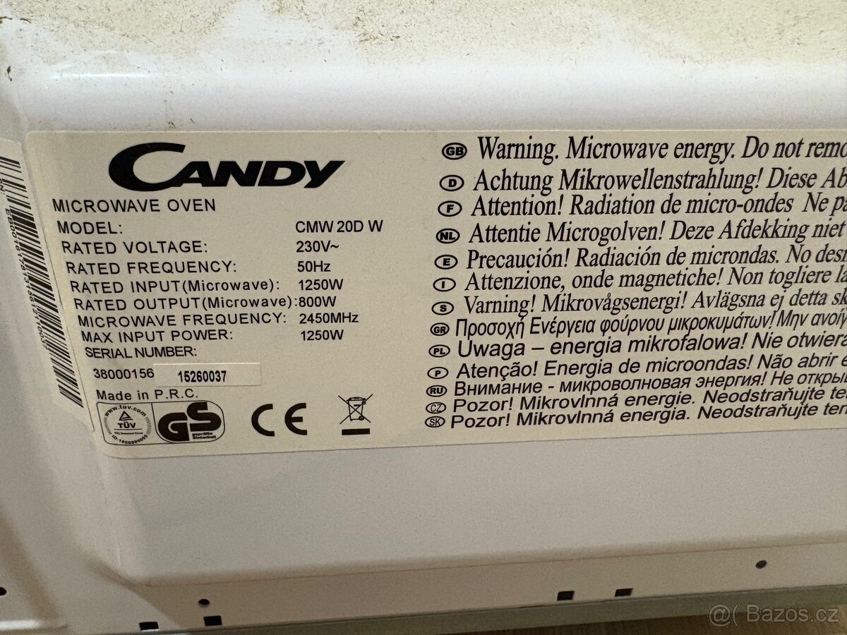 Mikrovlnná trouba Candy - 2